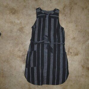 Linen B&W stripped dress